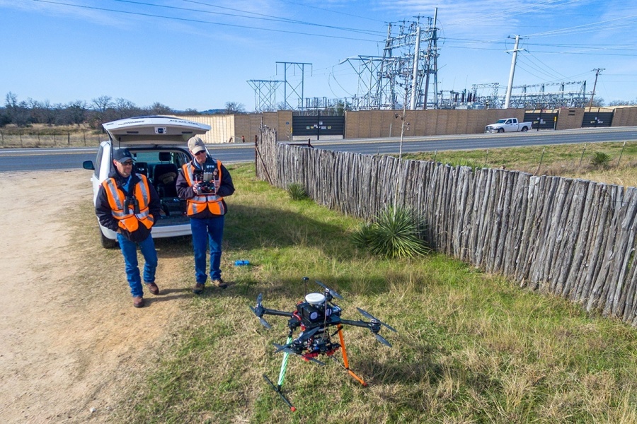 Curtis Youngblood, right, and Brian Butler are with McCord Engineering, Inc. (update: Texas Drone Professionals was acquired by MEI in June 2017.)